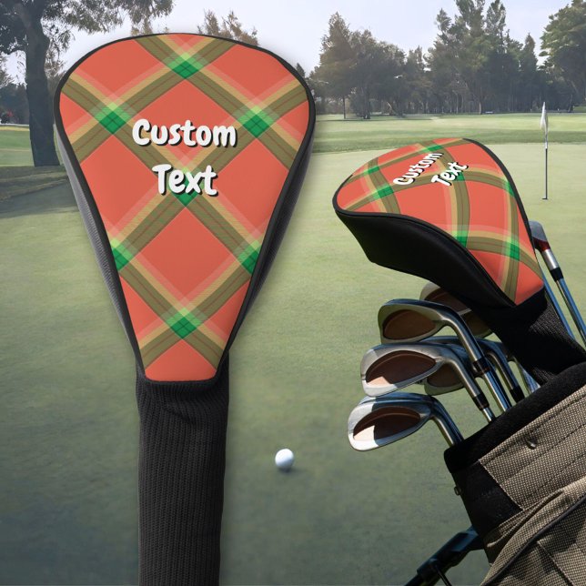Watermelon Tartan Golf Head Cover (Creator Uploaded)