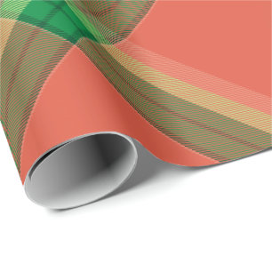 Watermelon Tartan Wrapping Paper