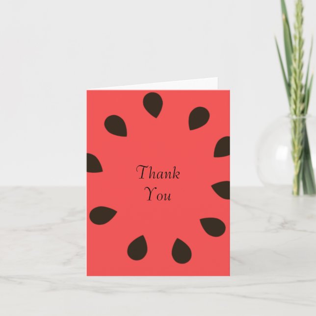 Watermelon Thank You Card (Front)