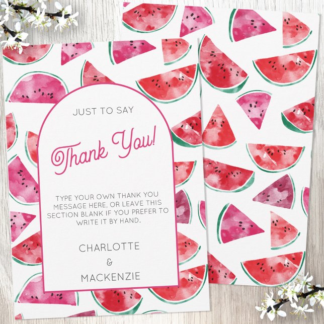 Watermelon Thank You Card (Creator Uploaded)