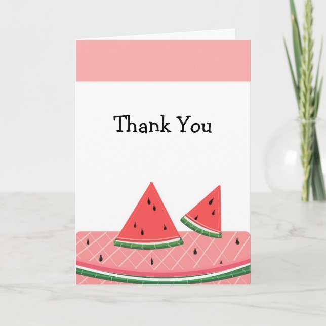 Watermelon Thank You Card (Front)