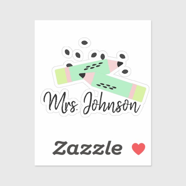 Watermelon Theme Back to School Teachers Name (Sheet)