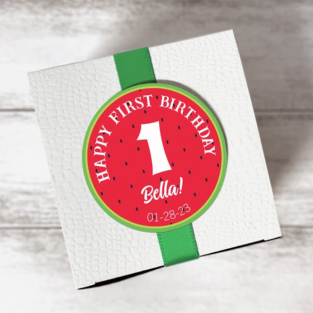 Watermelon Theme Birthday Sticker (Creator Uploaded)