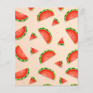 Watermelon Theme Scrapbook Paper