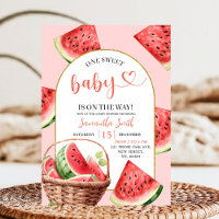 Watermelon Theme Summer Tropical Fruit Baby Shower