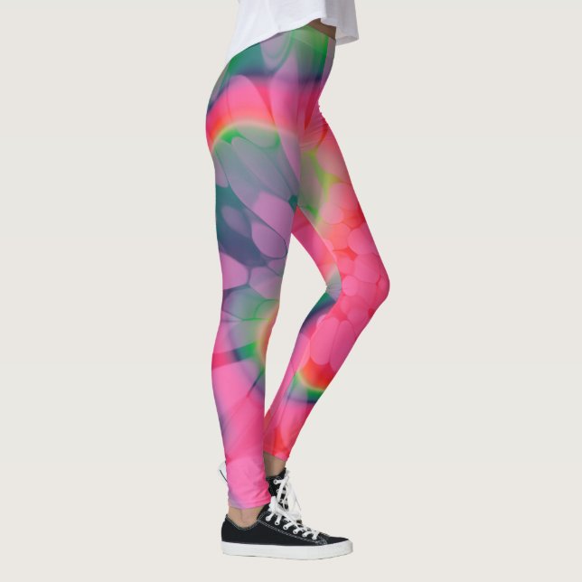 Watermelon Tie-dye Leggings (Right)