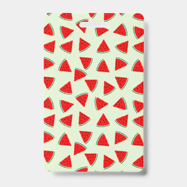Watermelon Triangles ID Badge (Front)