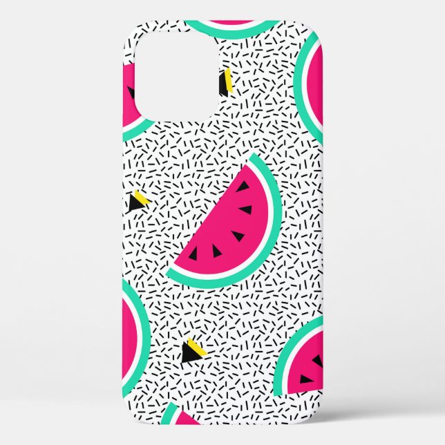 Watermelon triangles: retro summer texture. Case-Mate iPhone case (Back)