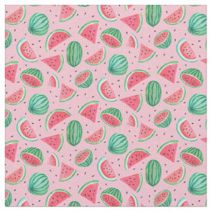 Watermelon Tropical Fruit Summer Fabric