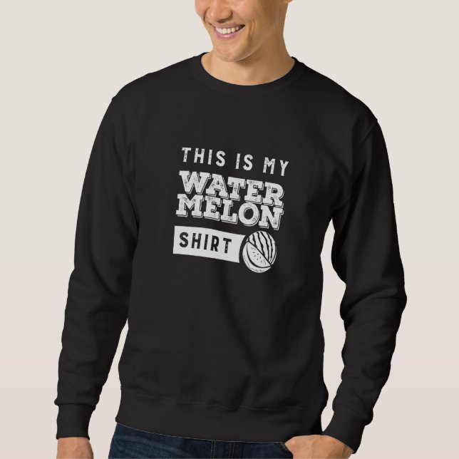 Watermelon Tropical Summer Fruits  1 Sweatshirt (Front)
