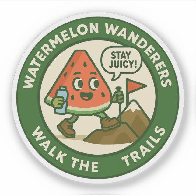 Watermelon Wanderers Walk The Trails (Front)