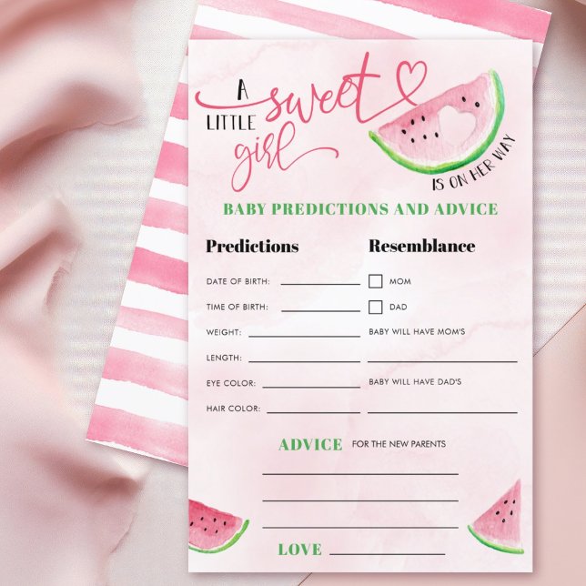 Watermelon Watercolor Baby Predictions Advice (Creator Uploaded)