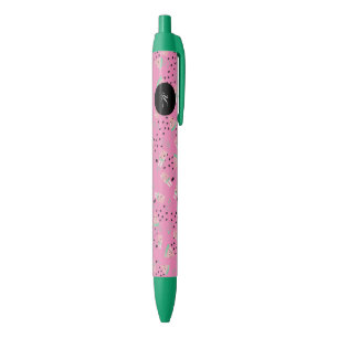 Watermelon Watermelon Fruit Pink Green Black Ink Pen