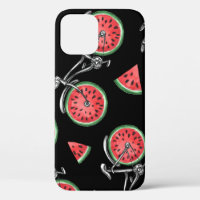 Watermelon wheel bicycles, summer pattern.