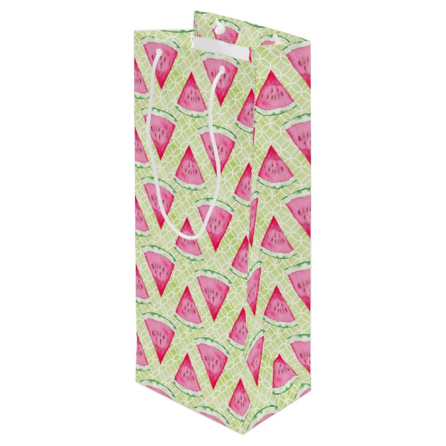 Watermelon Wine Gift Bag (Back Angled)