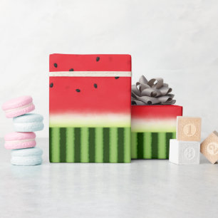 Watermelon with Rind (1) Wrapping Paper