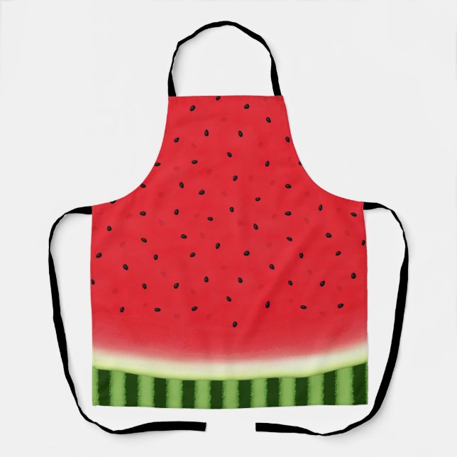 Watermelon with Rind Medium Apron (Front)