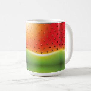 Watermelon with Seeds Background Coffee Mug