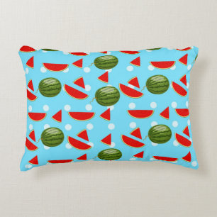watermelon With Slice Decorative Cushion