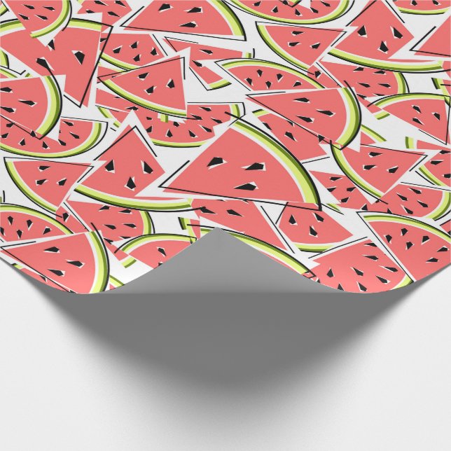 Watermelon wrapping paper large pattern (Corner)