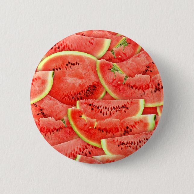watermelons 6 cm round badge (Front)