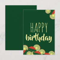 Watermelons and kiwis happy birthday