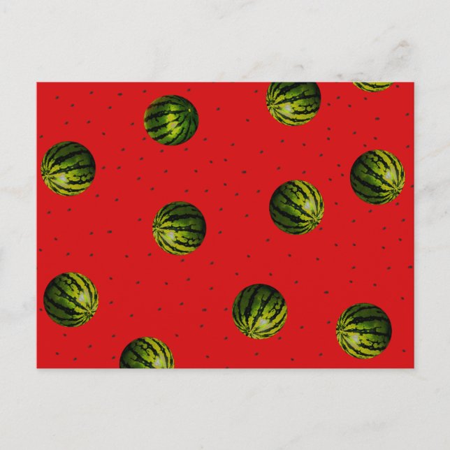 watermelons and seeds postcard (Front)
