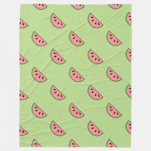Watermelons Custom Fleece Blanket