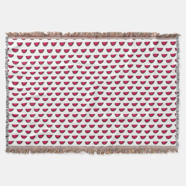 Watermelons Throw Blanket (Front)