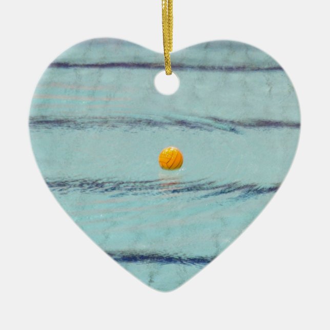 Waterpolo Ceramic Tree Decoration (Front)