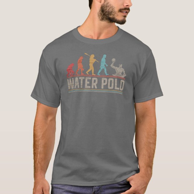 Waterpolo Evolution Water Polo Funny Swimmer Water (Front)