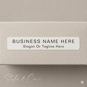 Waterproof Custom Business Info For All Surfaces
