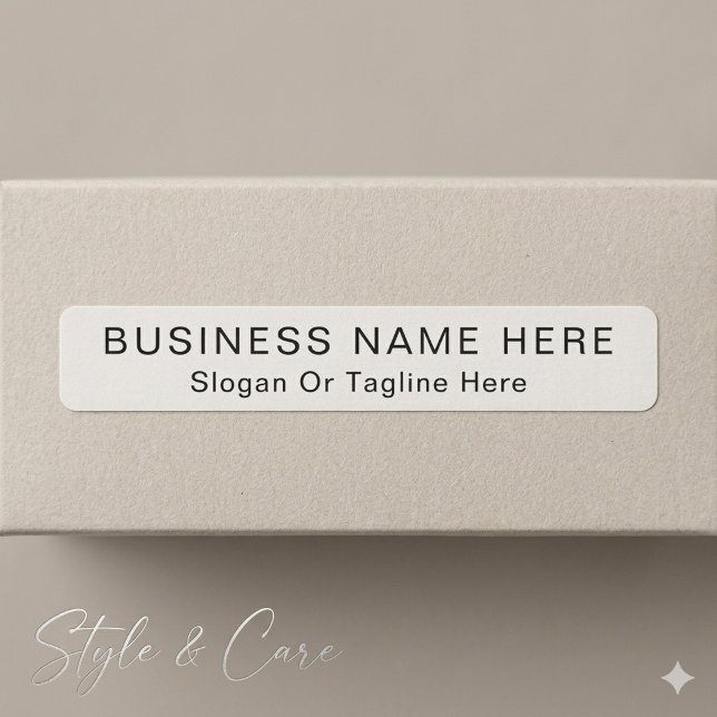 Waterproof Custom Business Info For All Surfaces (Waterproof Custom Business Info For All Surfaces Labels)