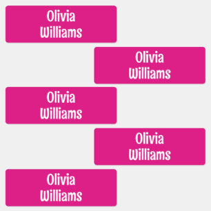 Waterproof Daycare Camp School Kid Girls Boys Name