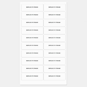 Waterproof Label Sizes Available