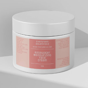 waterproof minimalist beauty label  - dusty rose