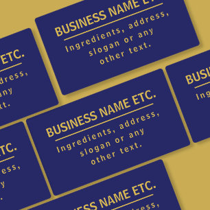 Waterproof Multi-Purpose Navy Blue & Gold