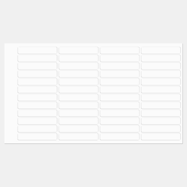 Waterproof Personalised Label for All Surfaces (Sheet)