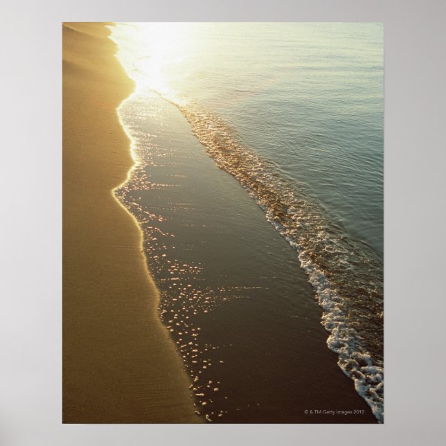 Water's edge (evening) poster (Front)