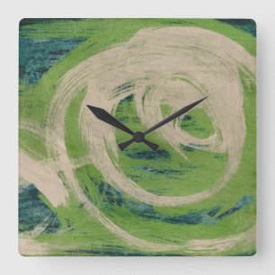 Water's Edge Square Wall Clock