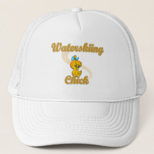 Waterskiing Chick Trucker Hat