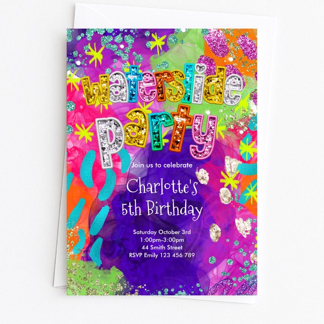 Waterslide Party Invitation (Creator Uploaded)