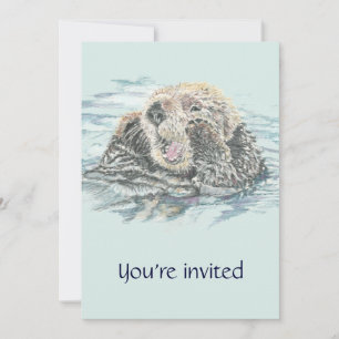 Waterslide, Water park Birthday Party Invite