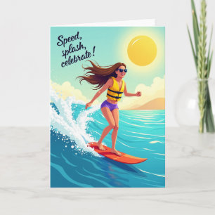 Watersports Birthday Card