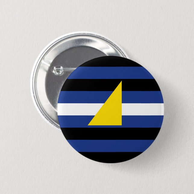 Watersports Pride Flag 6 Cm Round Badge (Front & Back)