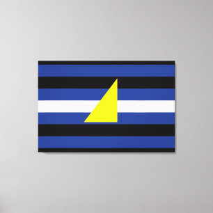 Watersports Pride Flag Canvas Print