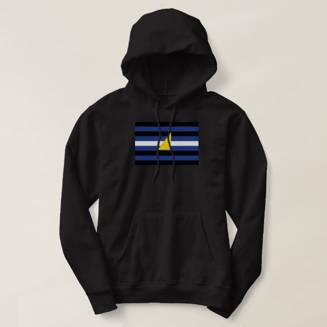 Watersports Pride Flag Hoodie (Design Front)