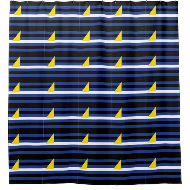 Watersports Pride Shower Curtain (Front)