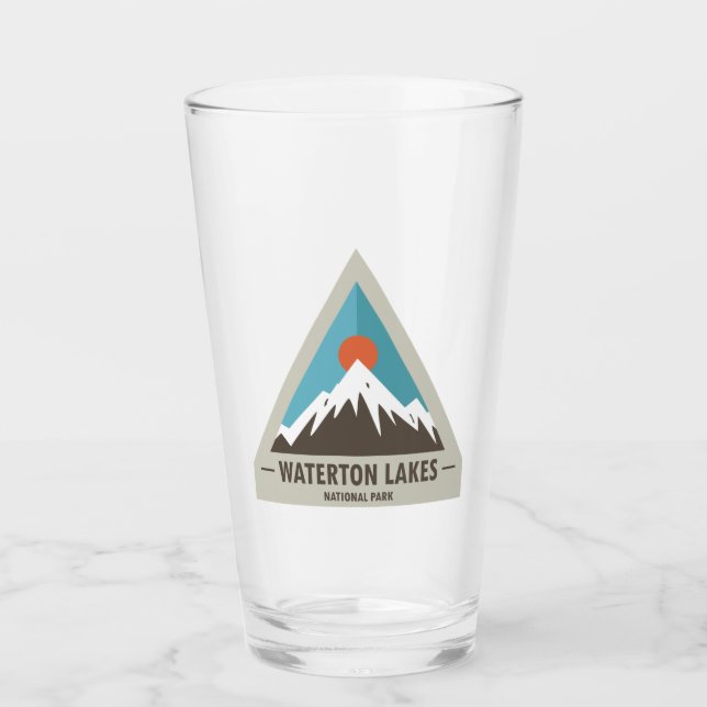 Waterton Lakes National Park Glass (Front)