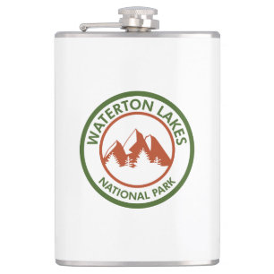 Waterton Lakes National Park Hip Flask